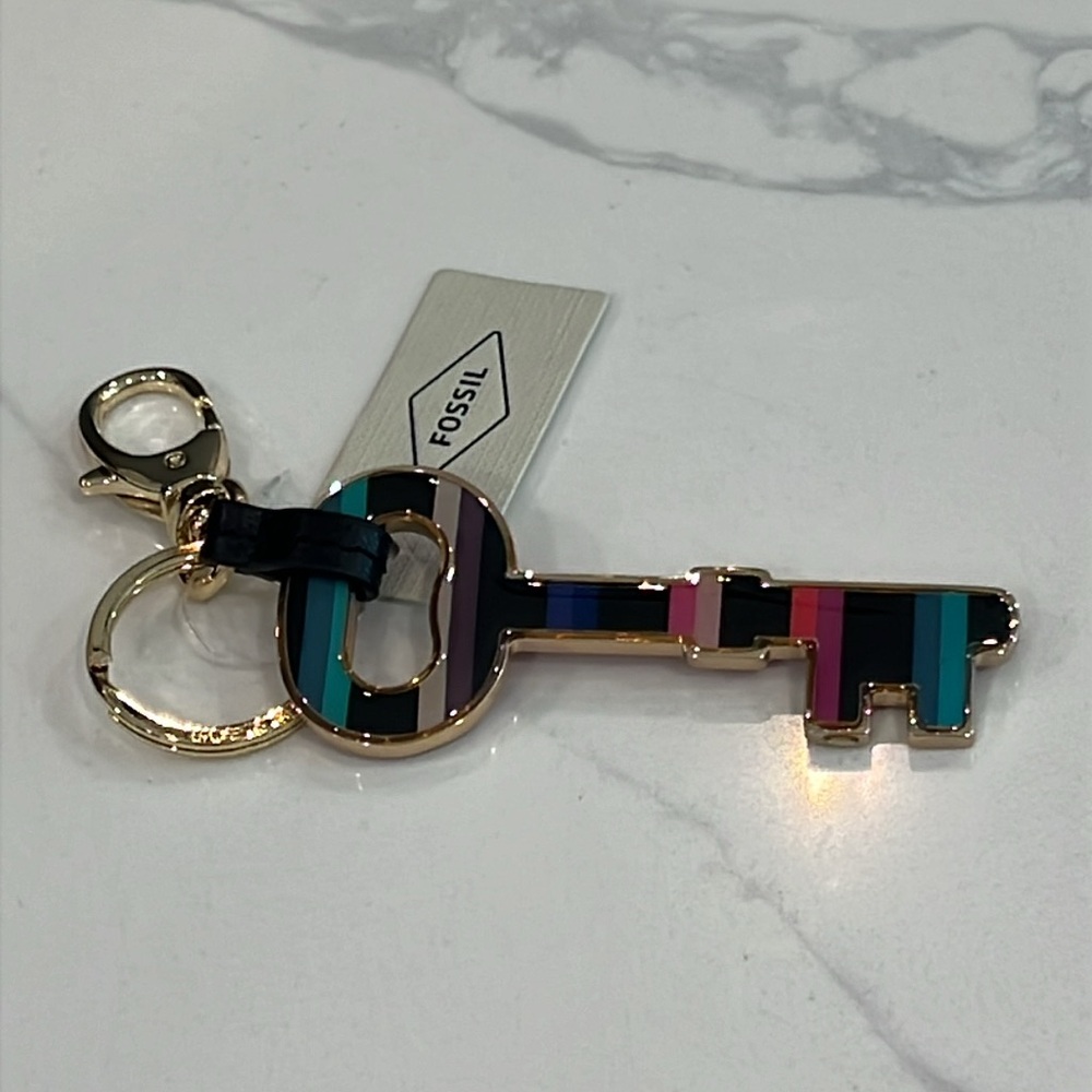 Cute.๐๏ธ๐๏ธFOSSIL Key Chain - Picture 10 of 12